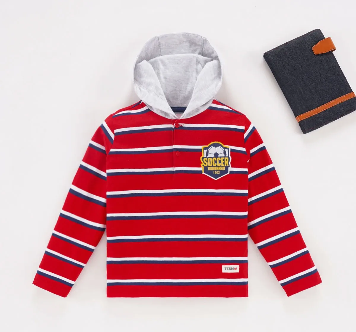 Full Sleeves T-shirt With Hood