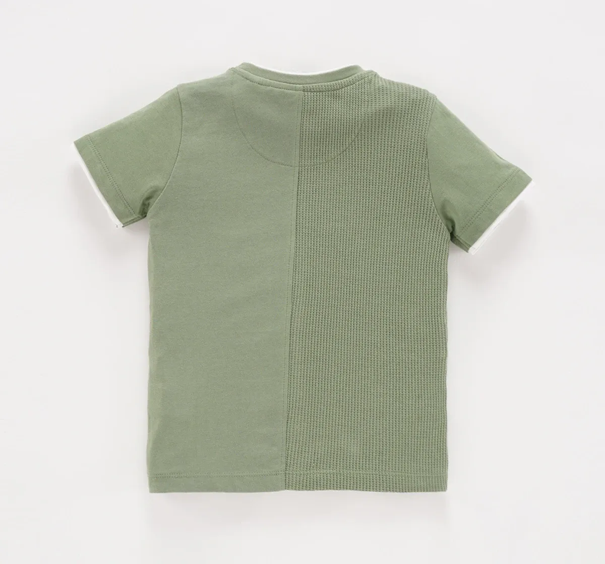 Half Sleeves Waffle shirt