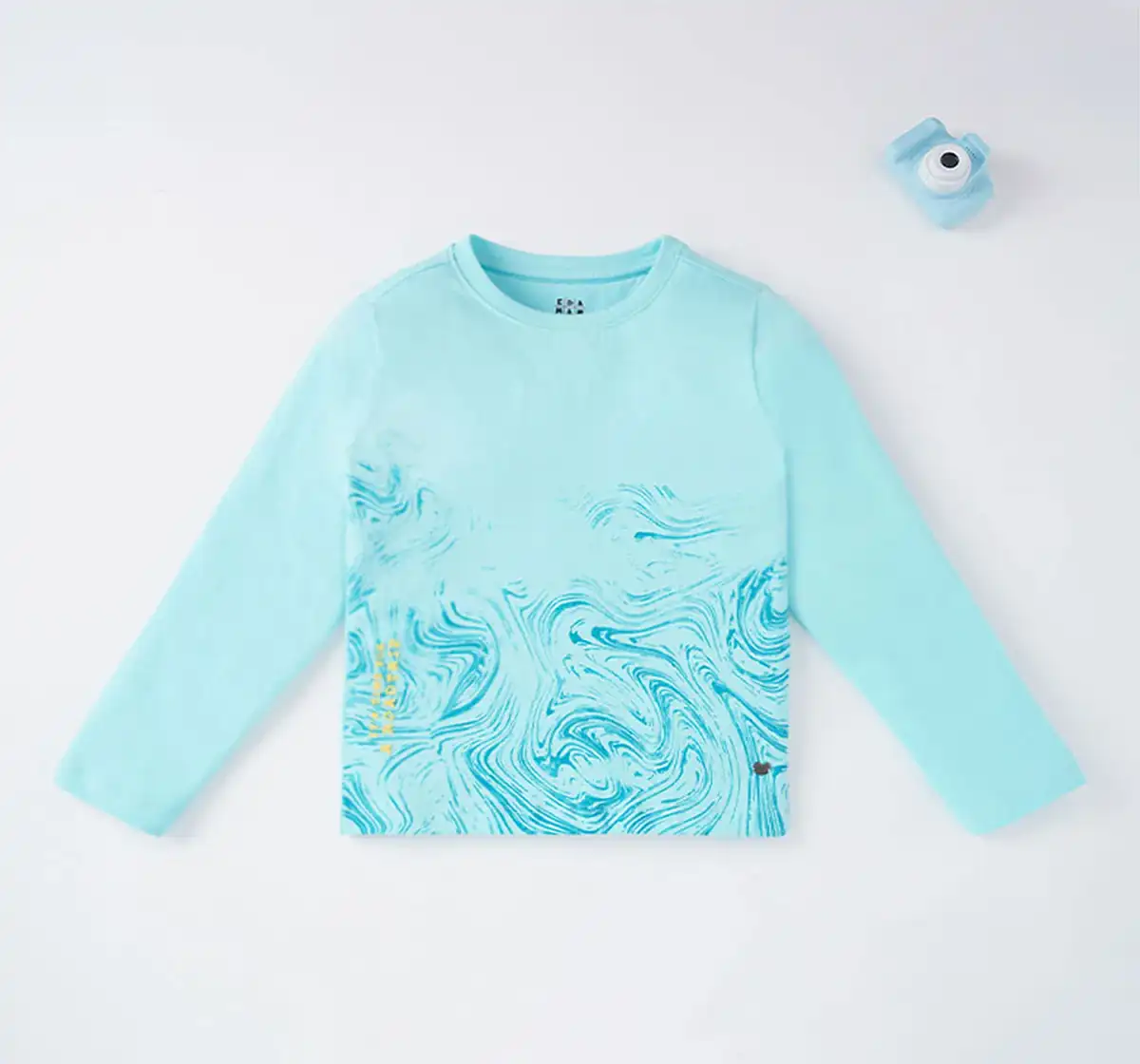 Full Sleeves Crew Neck Printed T T-Shirt
