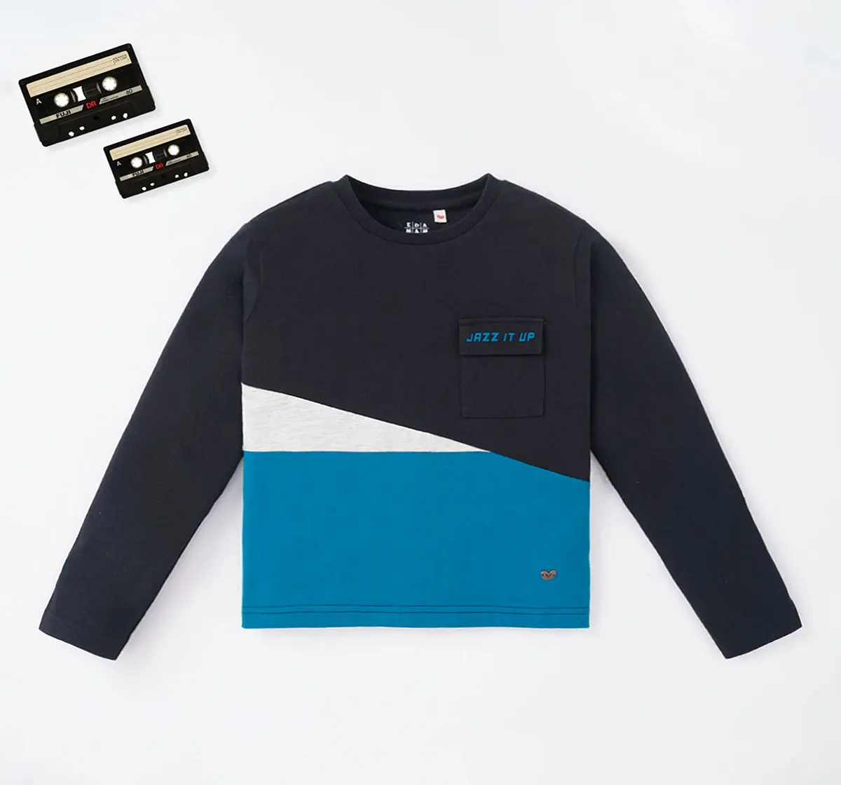 Colour Block Polo T-Shirt