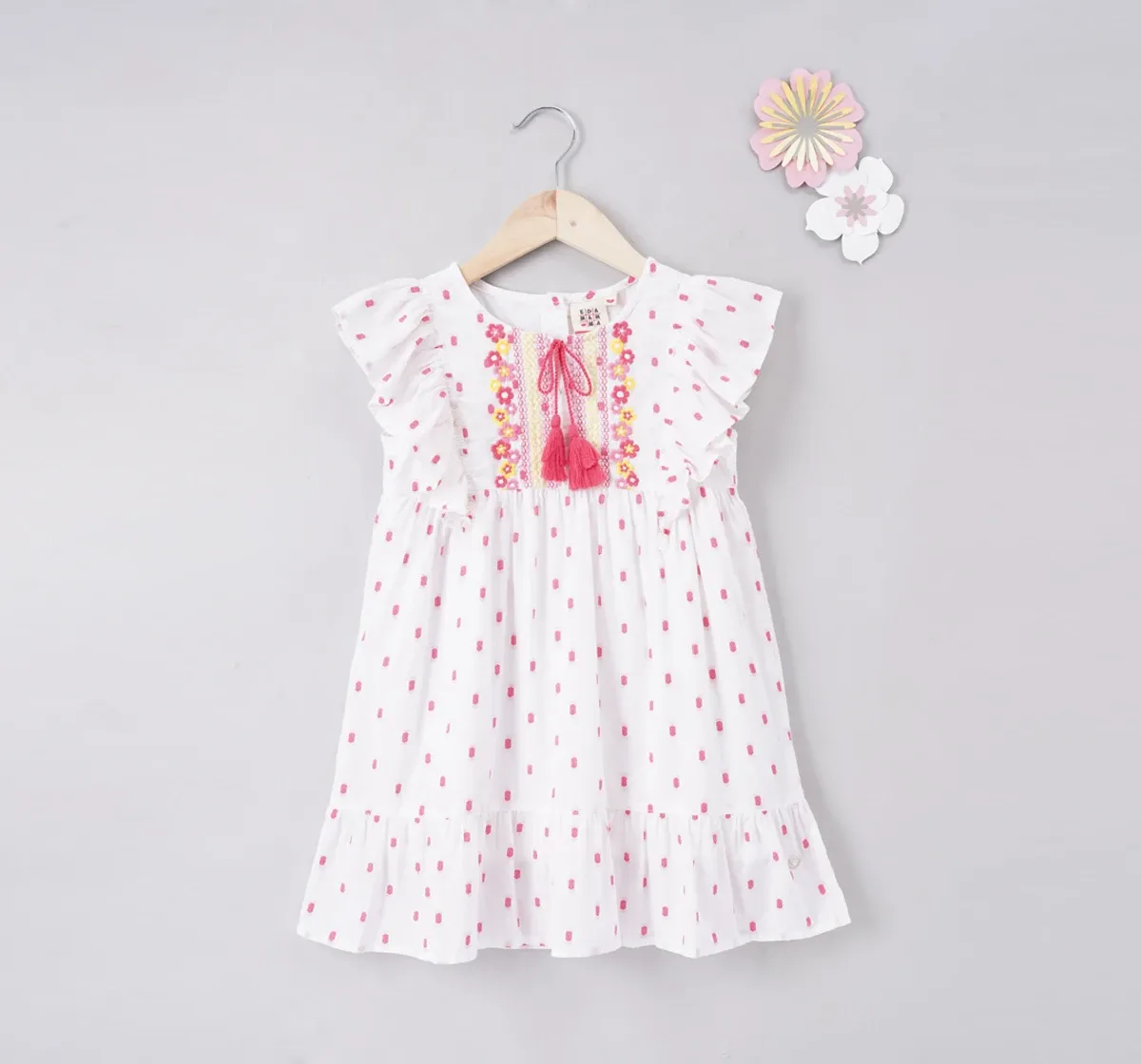 Girls Embroidered Dress
