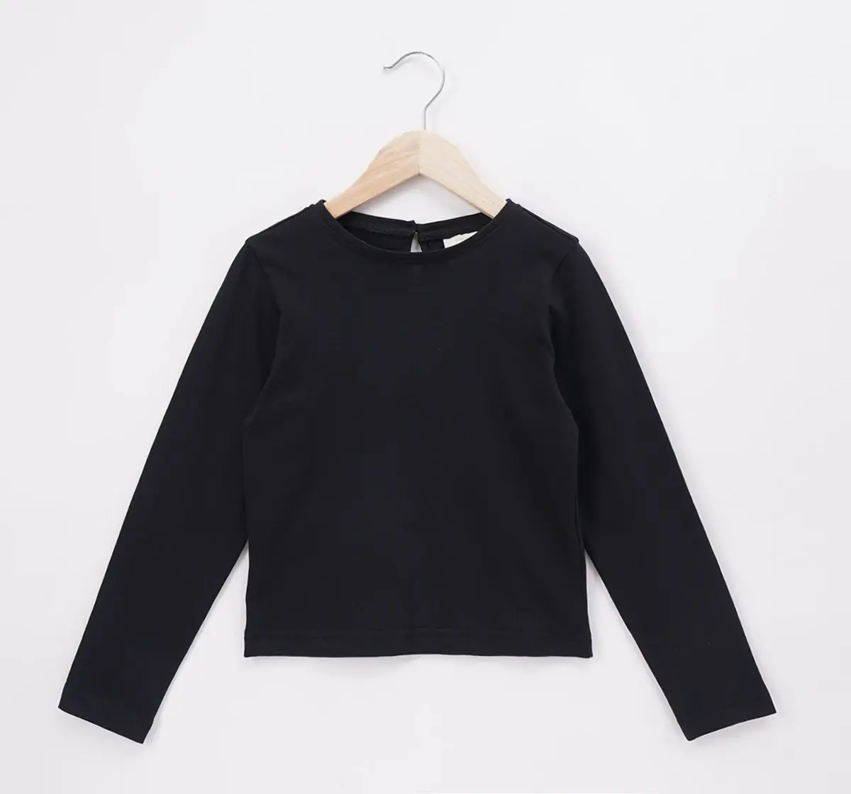 Girls Front Zipper Checkered Dress With Tee