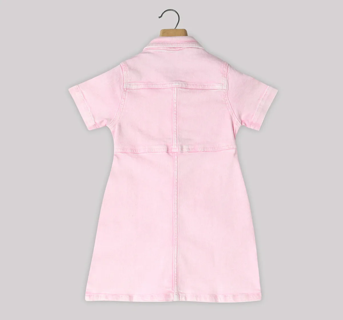 Girls Over Dyed Denim Dress