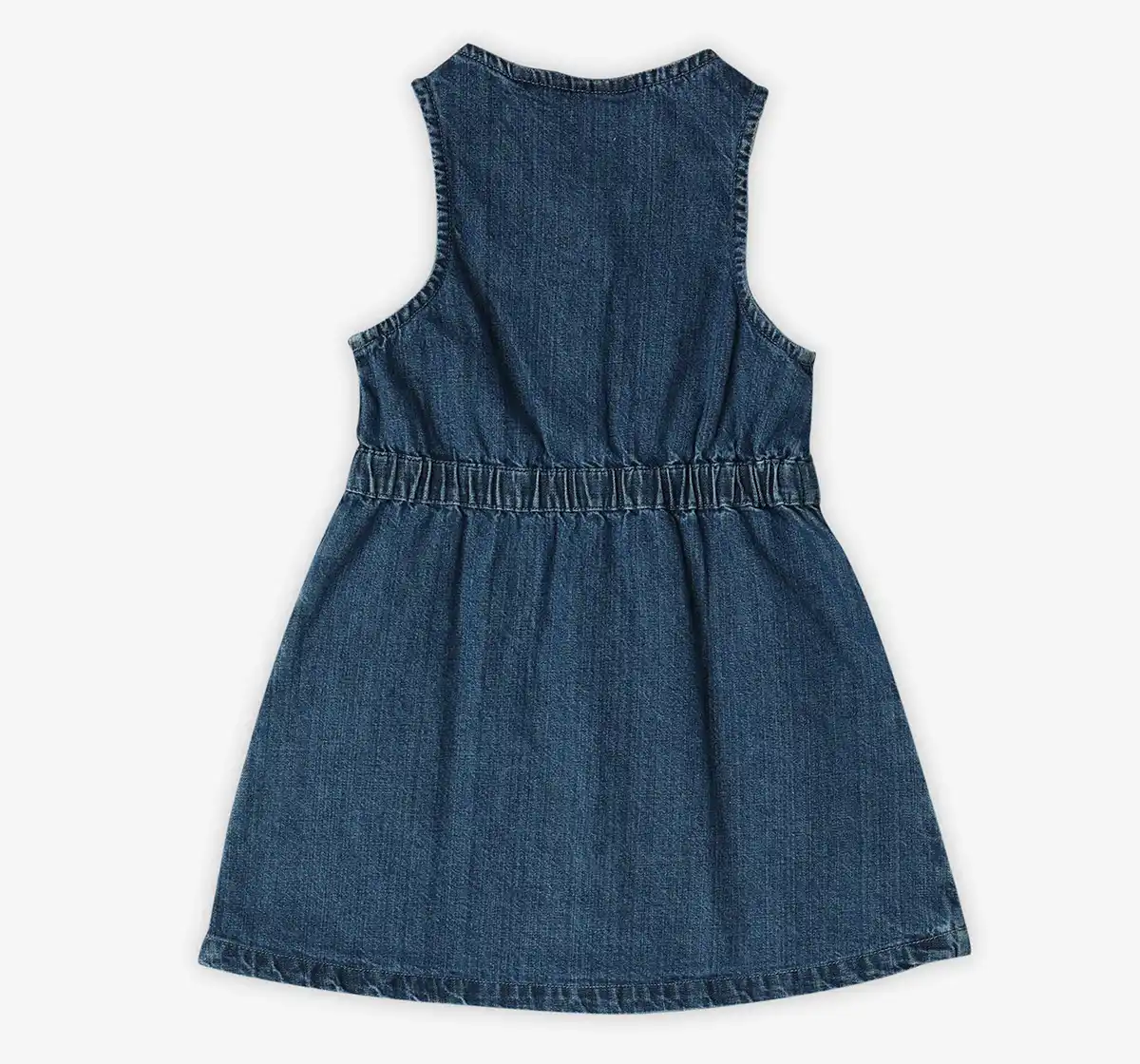 Girls Denim Dress With Tee