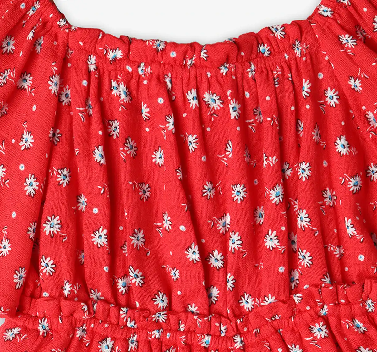 Girls Printed Tier Dress