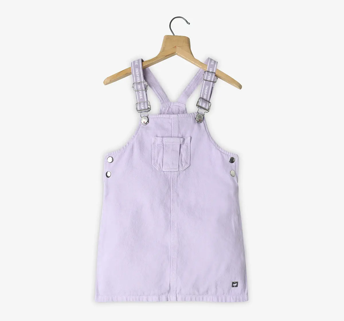 Girls Dungaree Dress with Tee