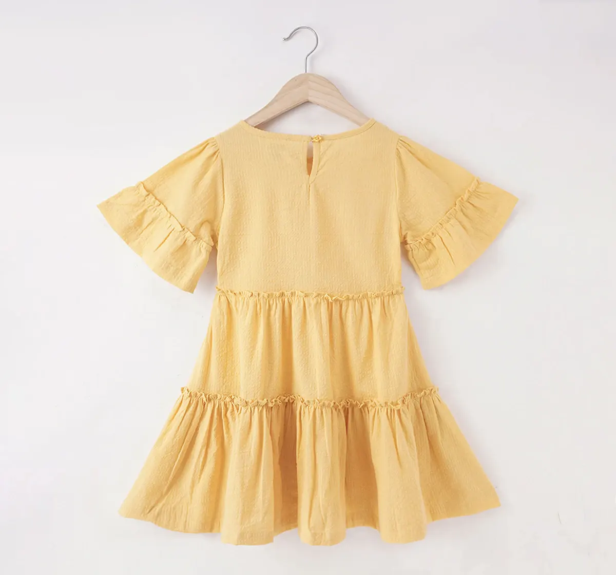 Girls Floral Embroidered Dress
