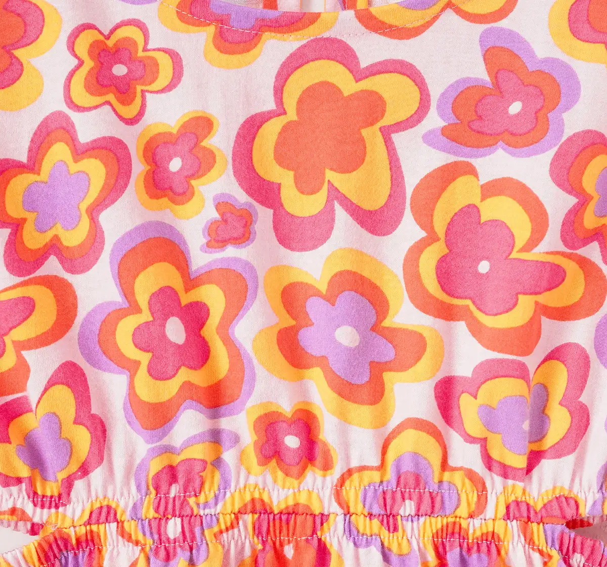 Girls Floral Printed Dress