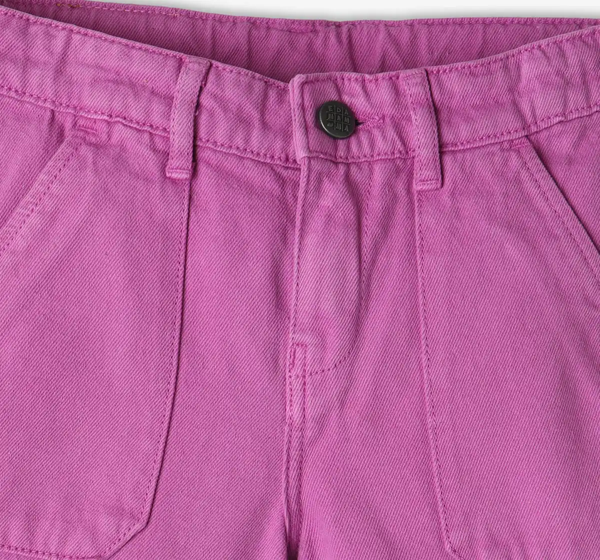 Girls Straight Fit Cargo Denim