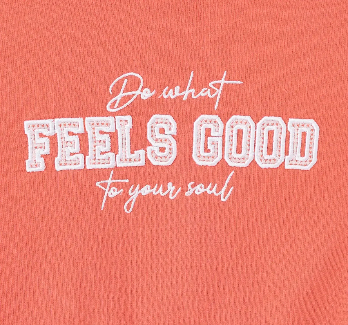 Girls Chest Print Full Sleeves Sweatshirt