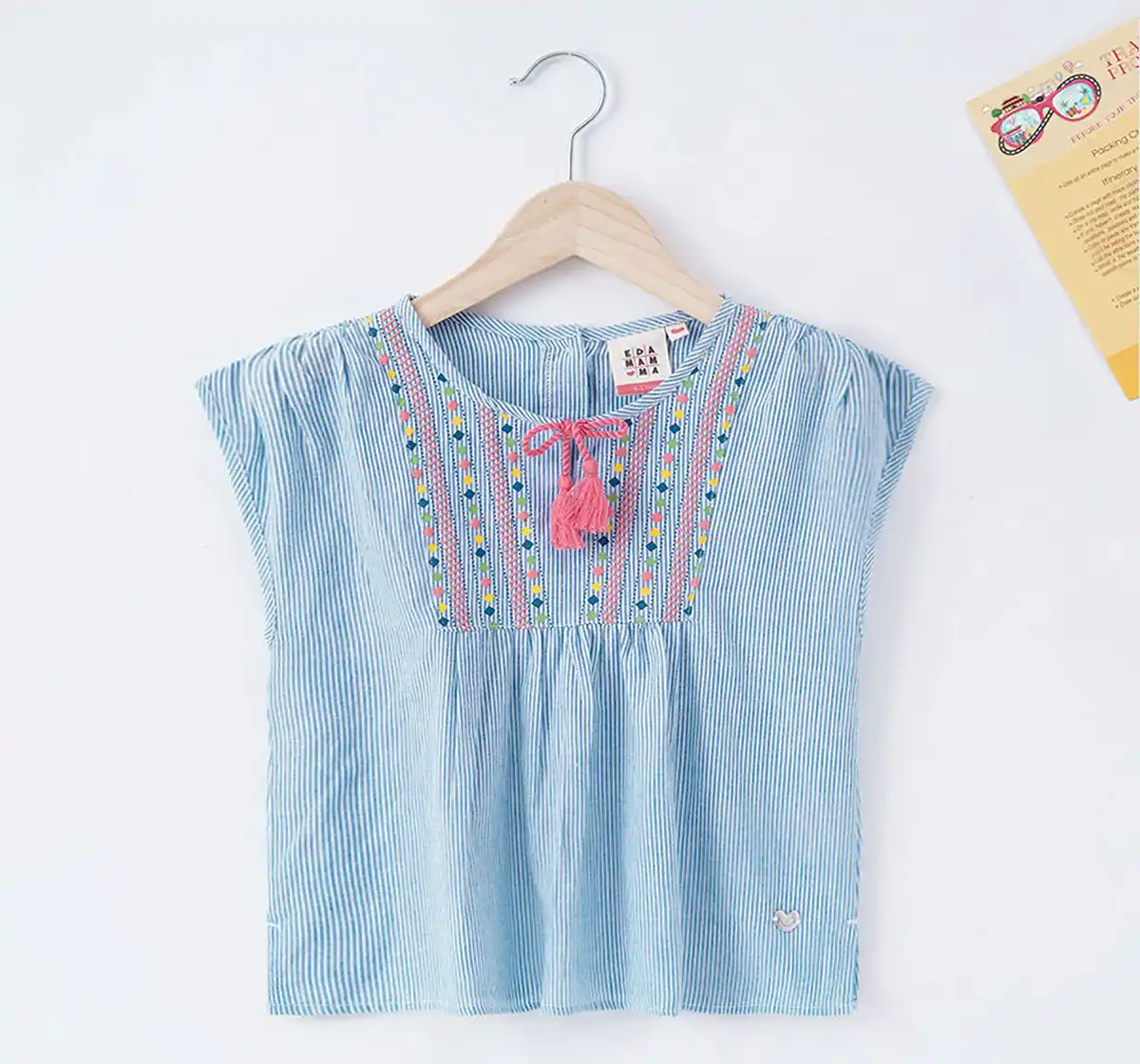 Embroidered Panel Top