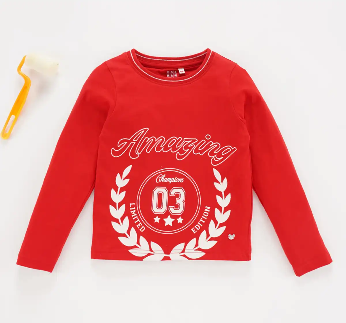 Girls Full Sleeves Printed T-Shirt