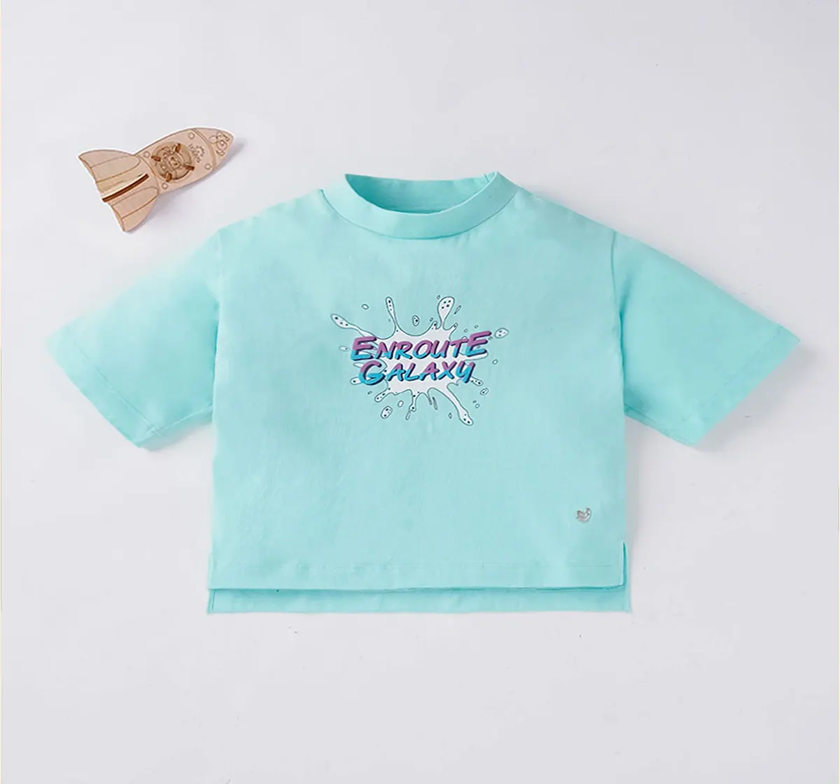 Half Sleeves Boxy Fit Printed T-Shirt