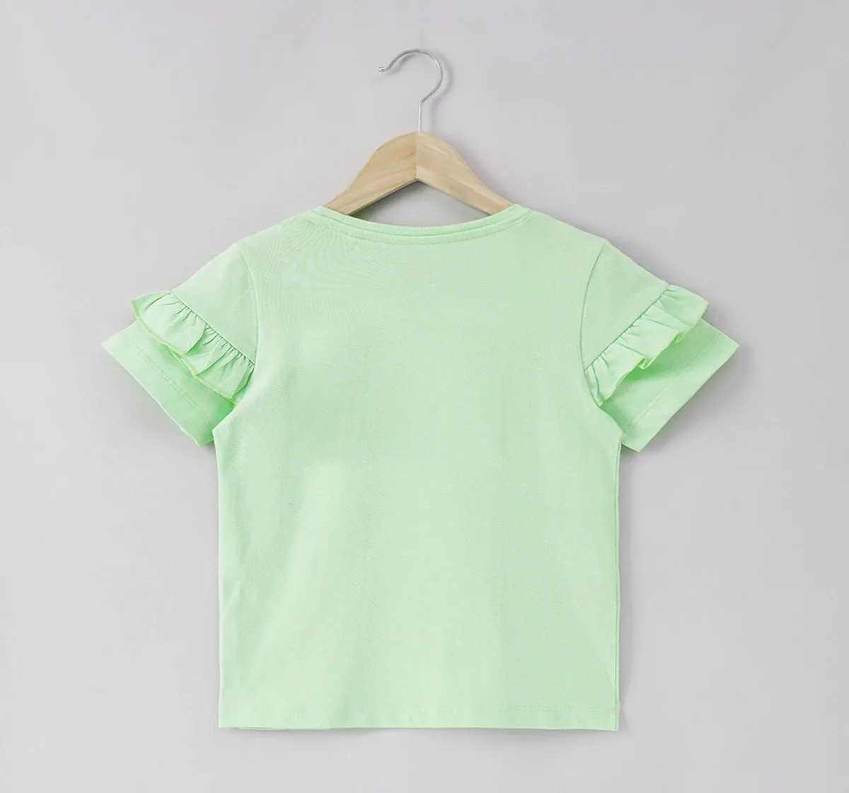 Girls Half Sleeves Embroidered T-Shirt