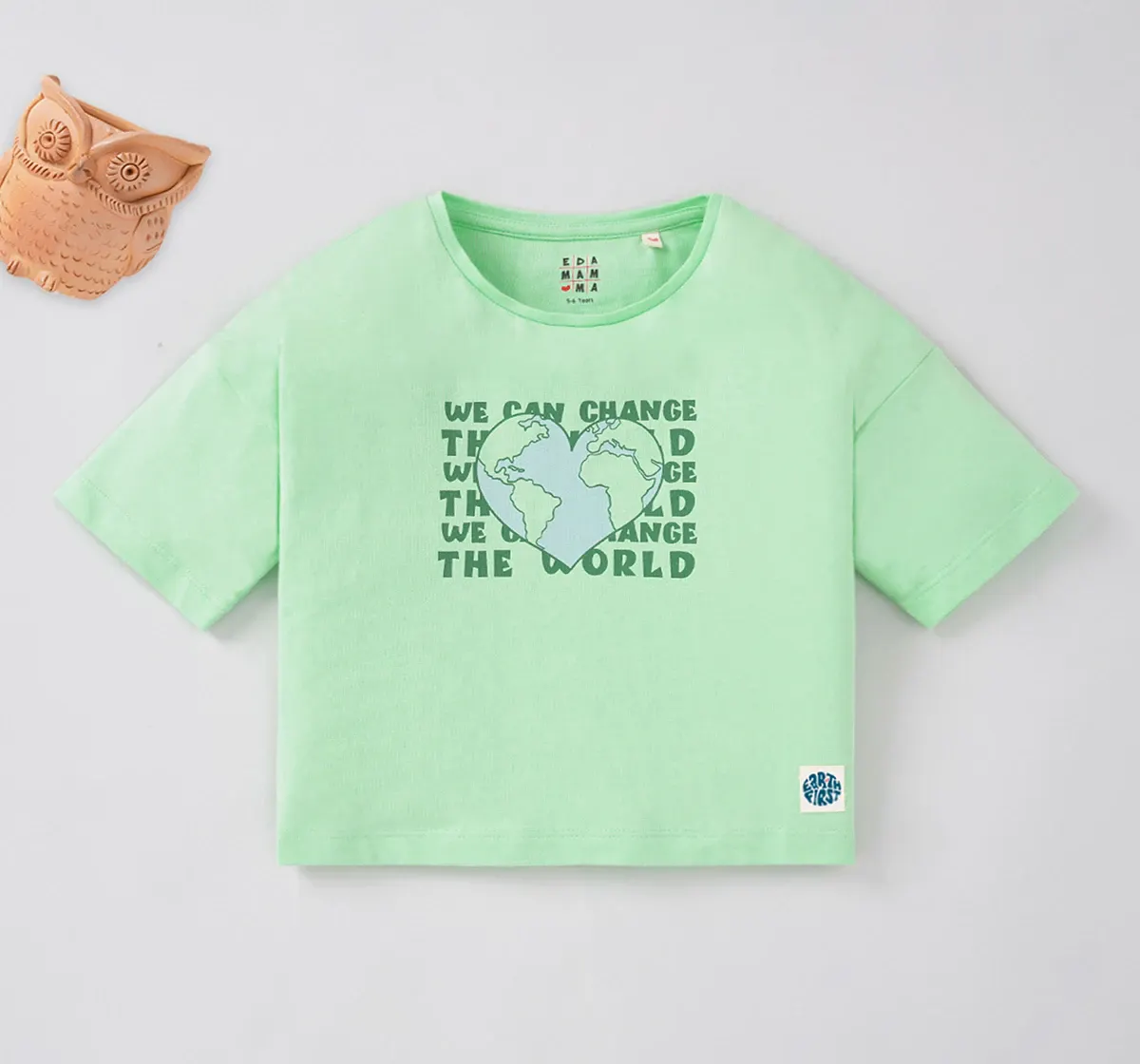 Girls Half Sleeves Printed T-Shirt