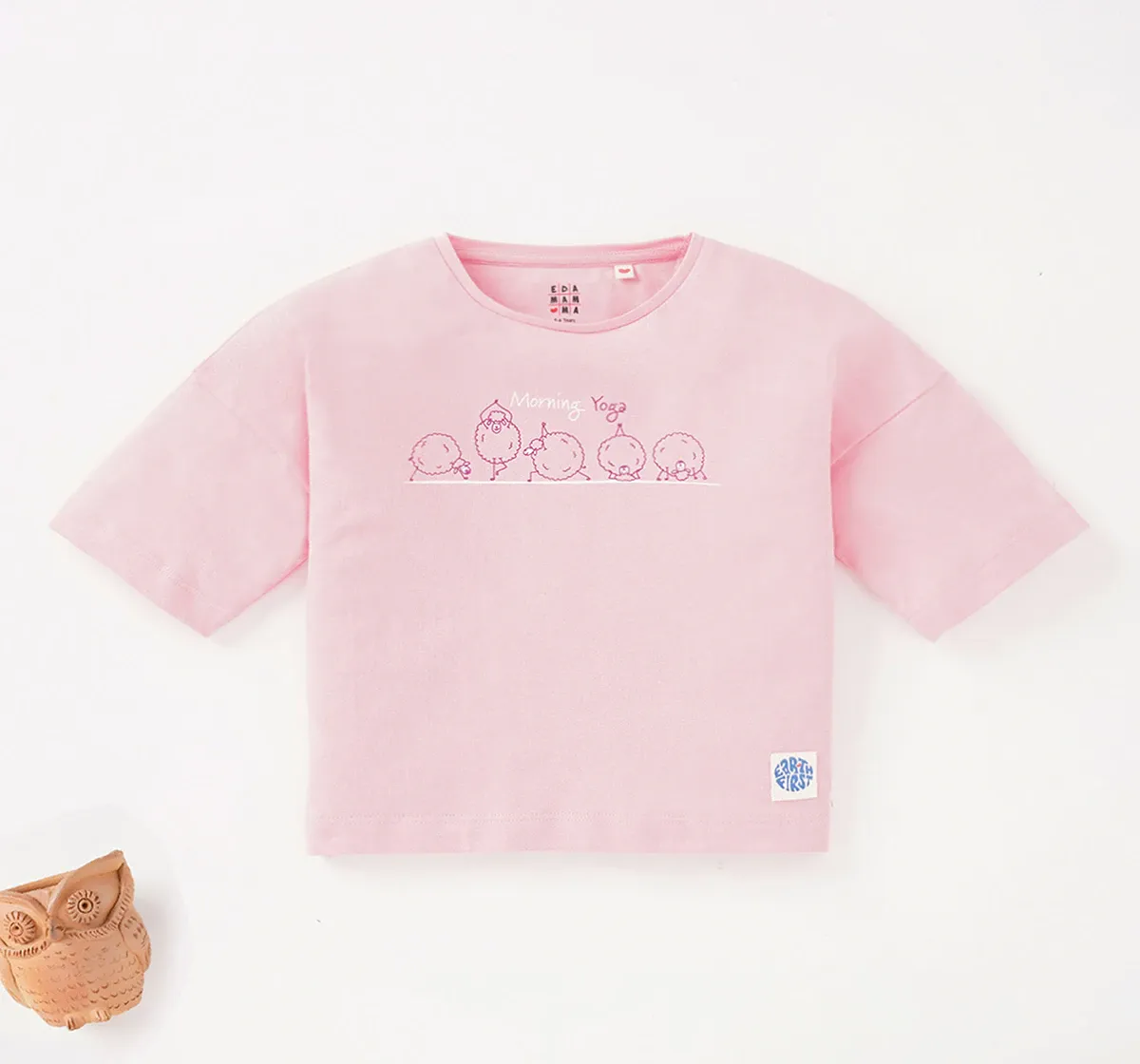 Girls Half Sleeves Printed T-Shirt