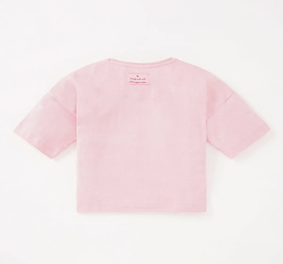 Girls Half Sleeves Printed T-Shirt