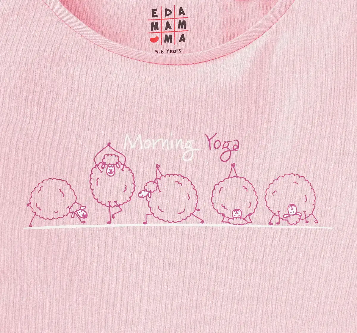 Girls Half Sleeves Printed T-Shirt