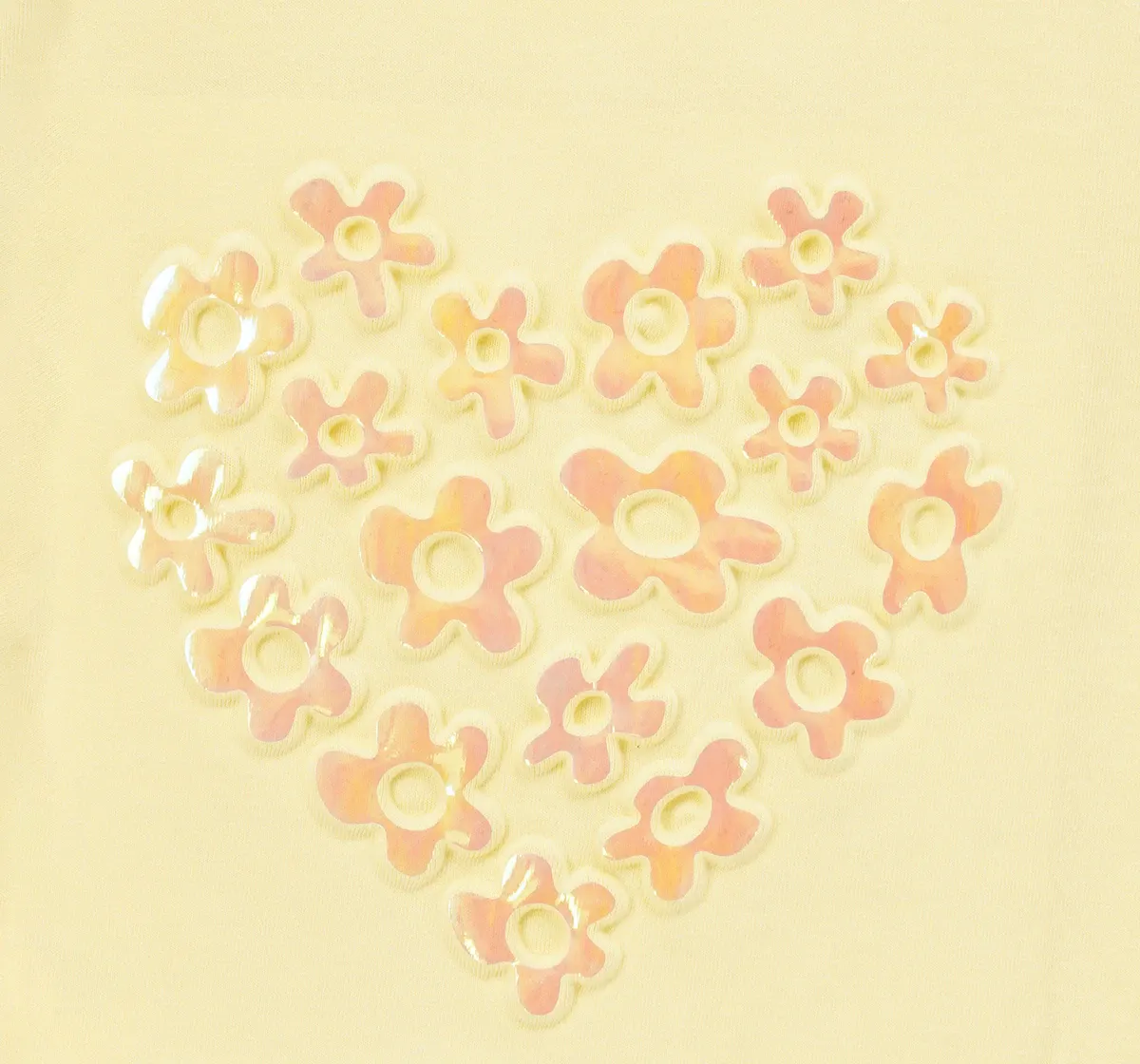 T-Shirt with Embossed Print