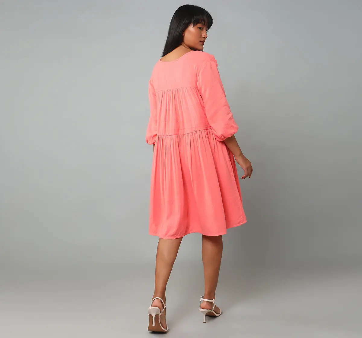 Maternity Dress - Peach