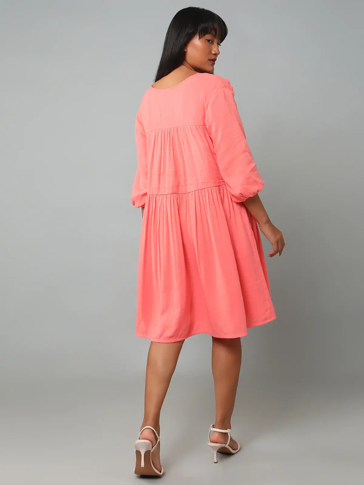 Maternity Dress - Peach