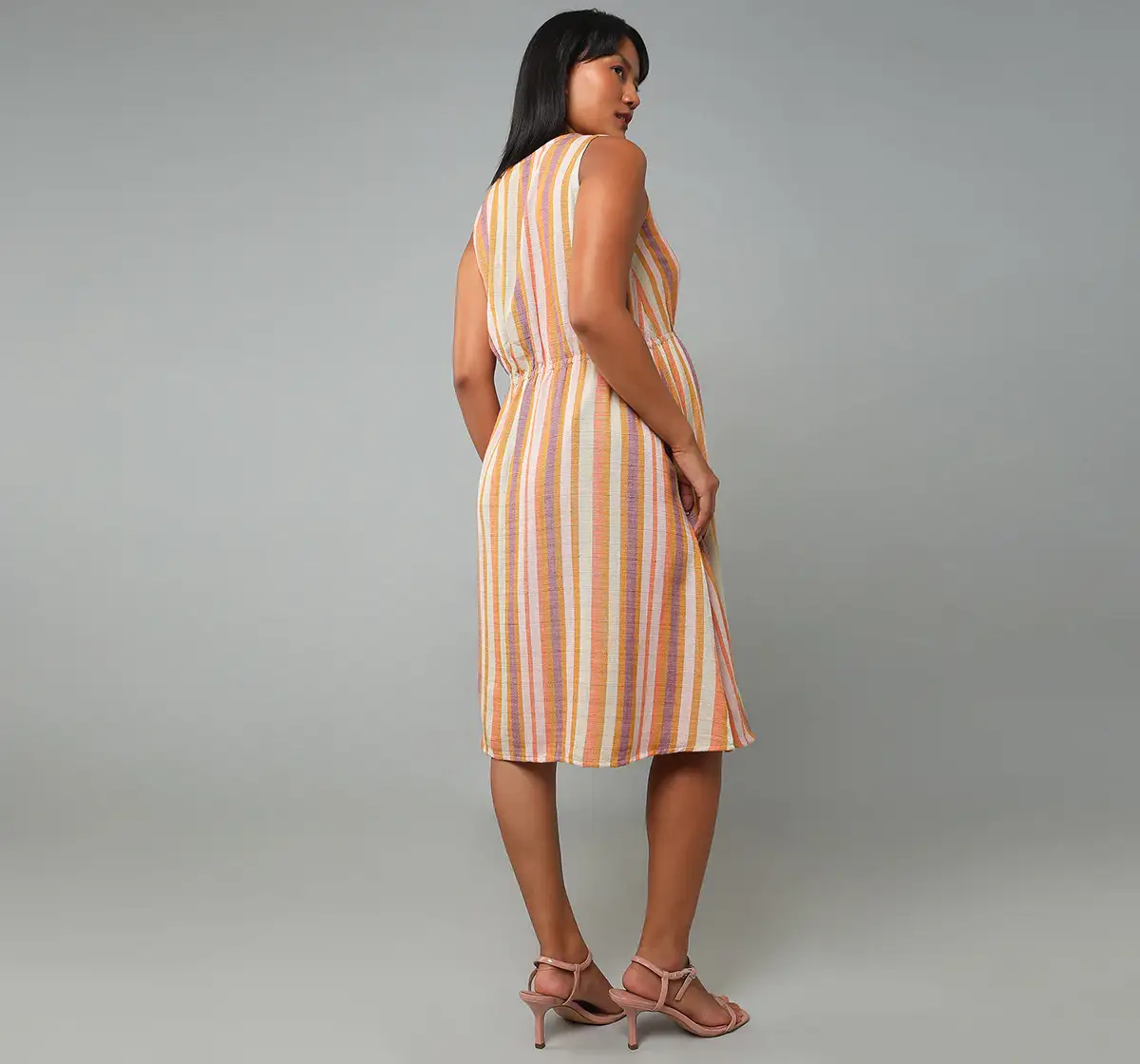 Maternity Nursing Striped Dress