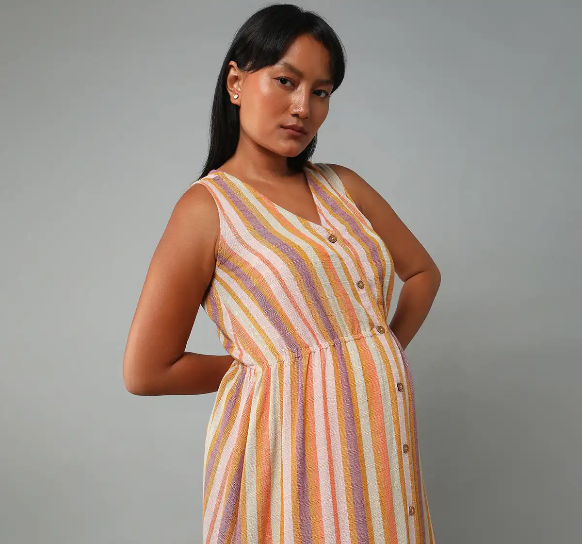 Maternity Nursing Striped Dress