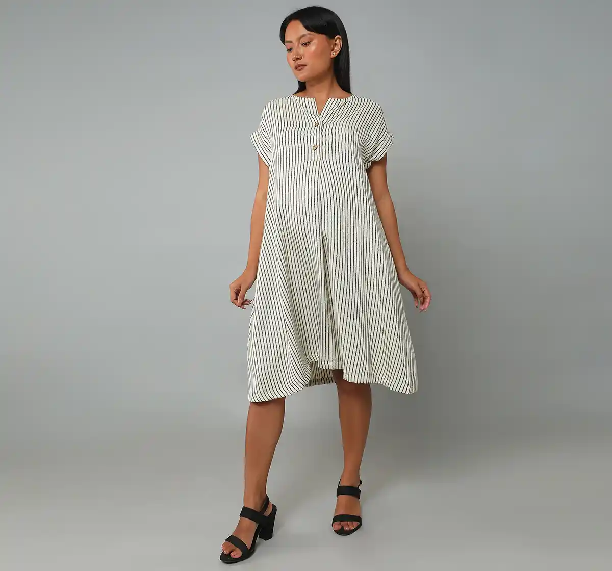 Maternity Nursing Striped Dress