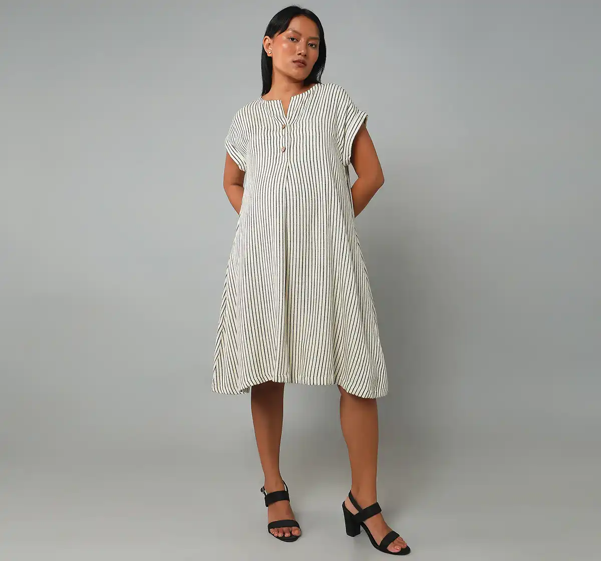 Maternity Nursing Striped Dress