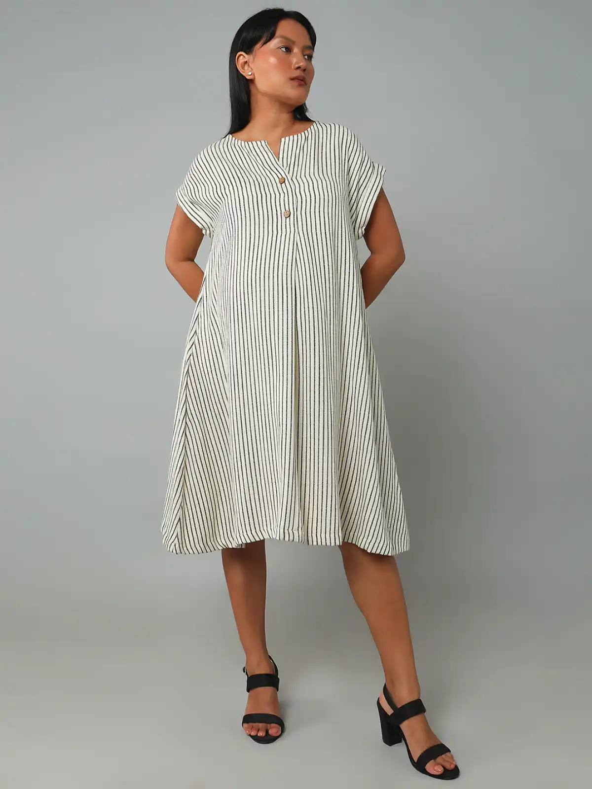 Maternity Nursing Striped Dress