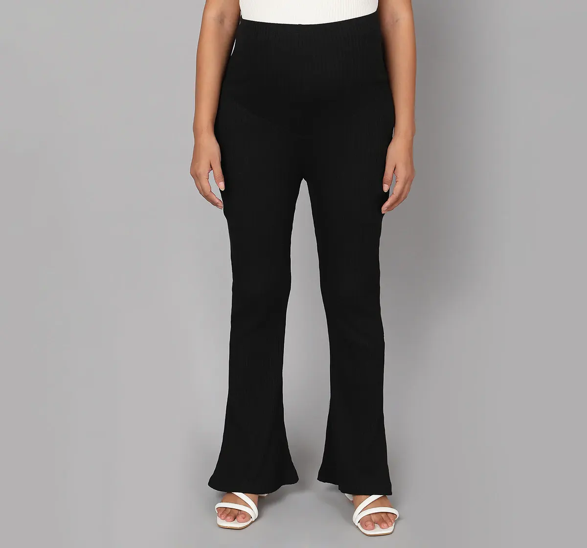 Maternity Solid Leggings - Black