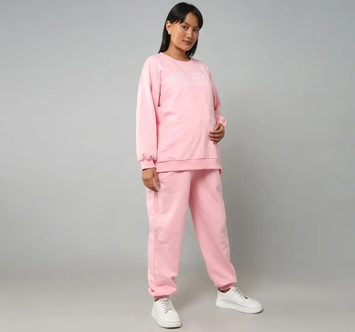 Maternity Sweatshirt With Jogger Set