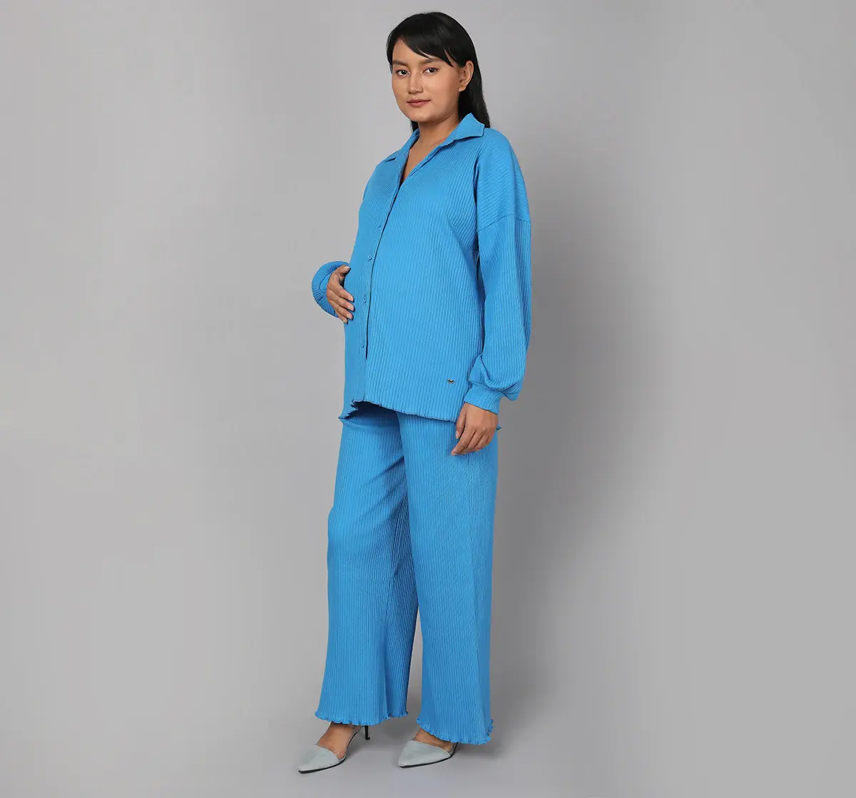 Maternity 2 Pc Co-ordinate Sets - Blue