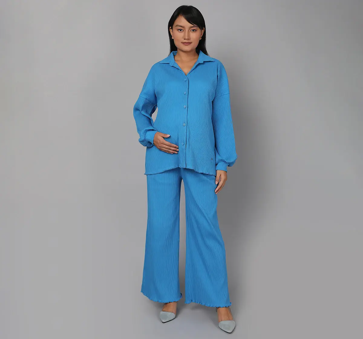Maternity 2 Pc Co-ordinate Sets - Blue