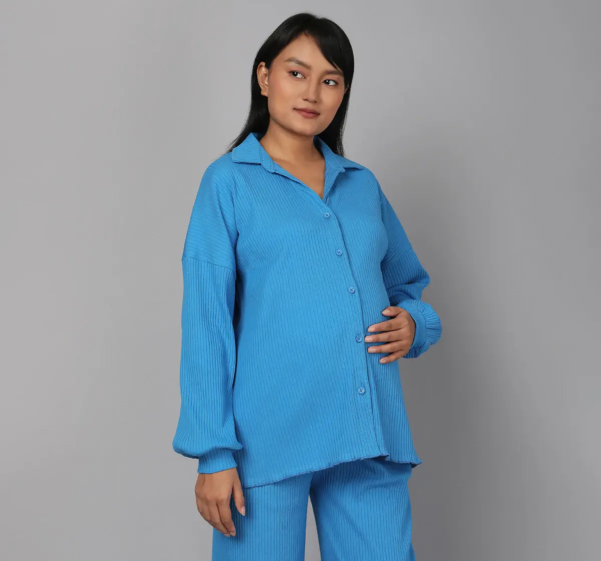 Maternity 2 Pc Co-ordinate Sets - Blue