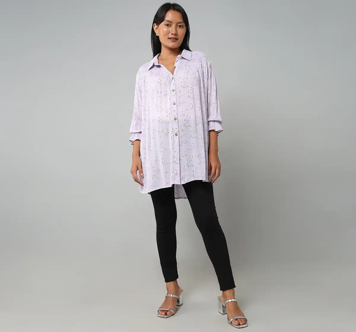 Oversized Fit Nursing Shirt