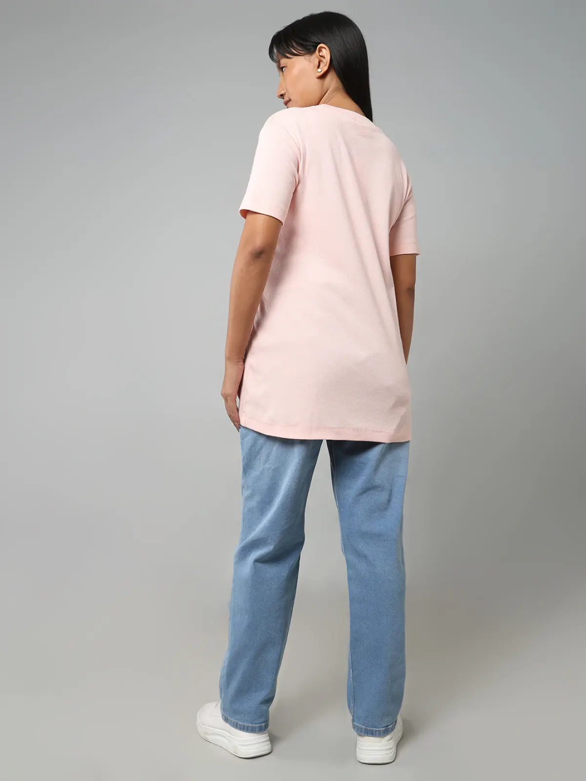 Maternity T-Shirt With Front Flap