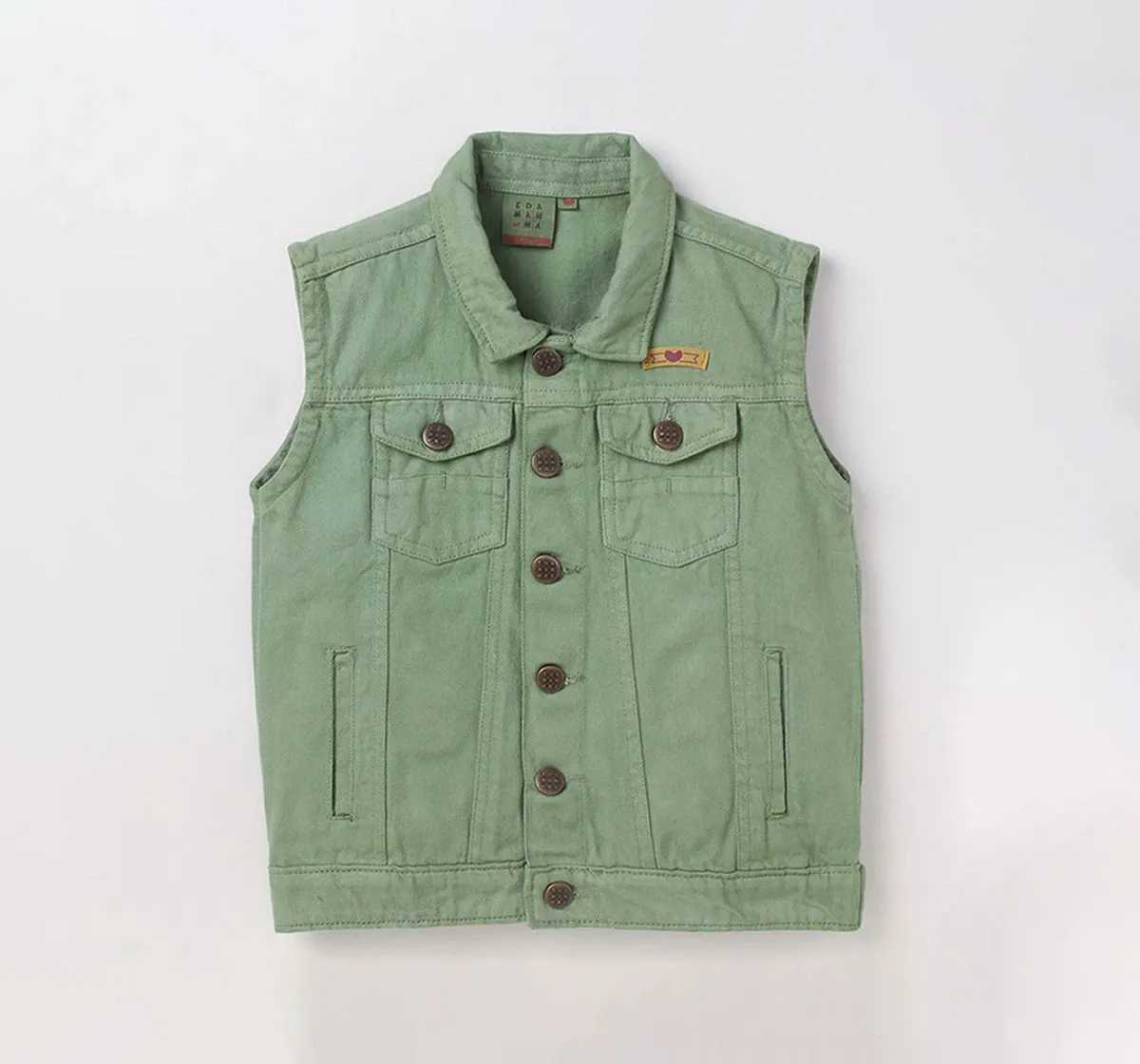 Boys Sleeveless Denim Jacket