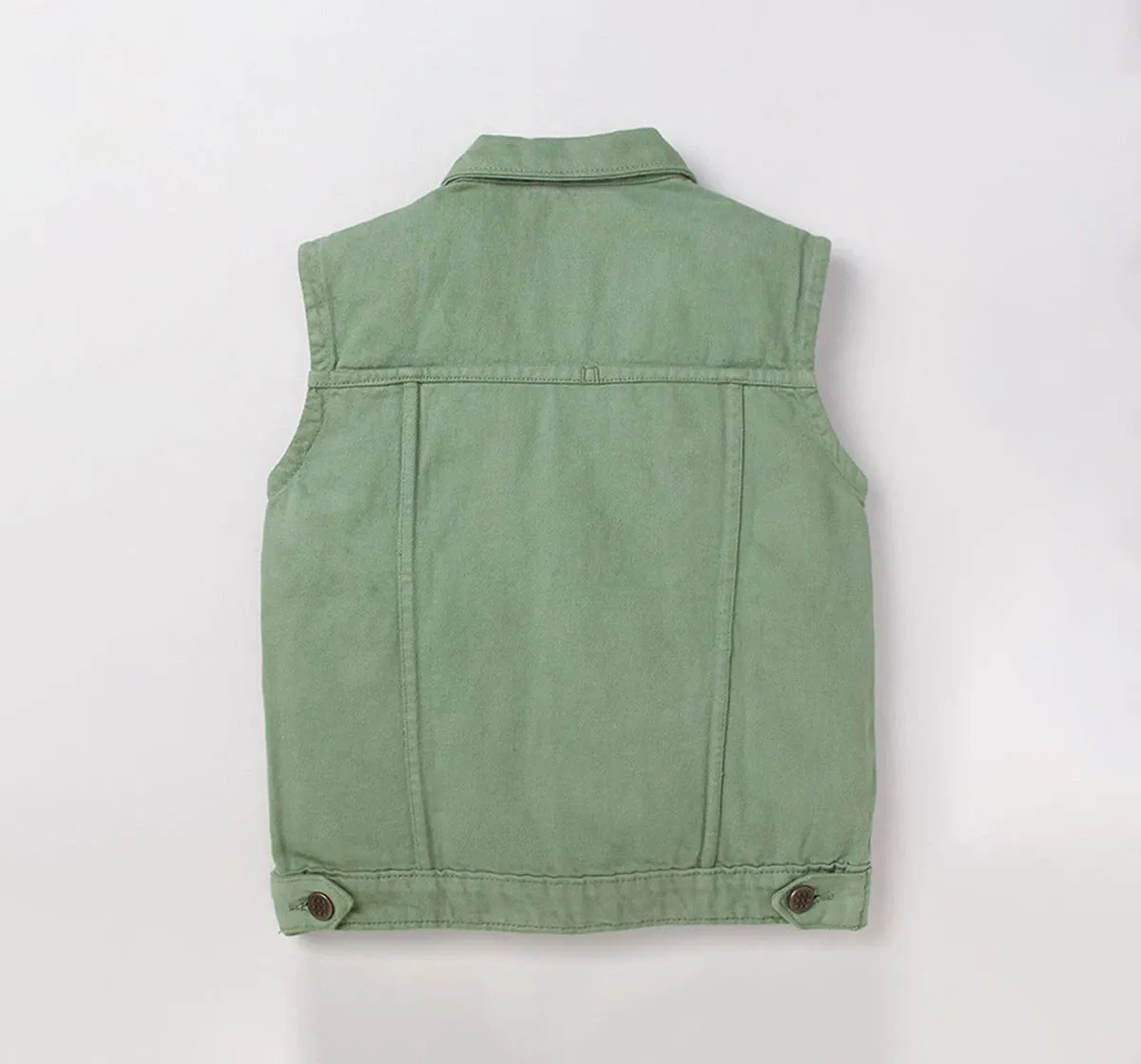 Boys Sleeveless Denim Jacket