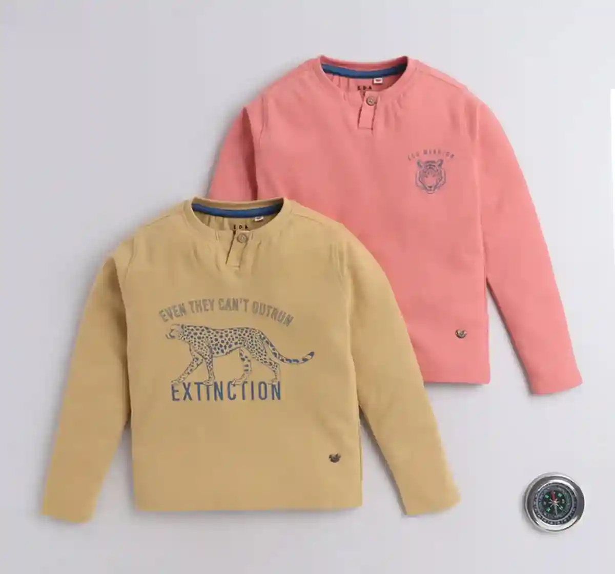 Pack Of 2 Full Sleeve Tees