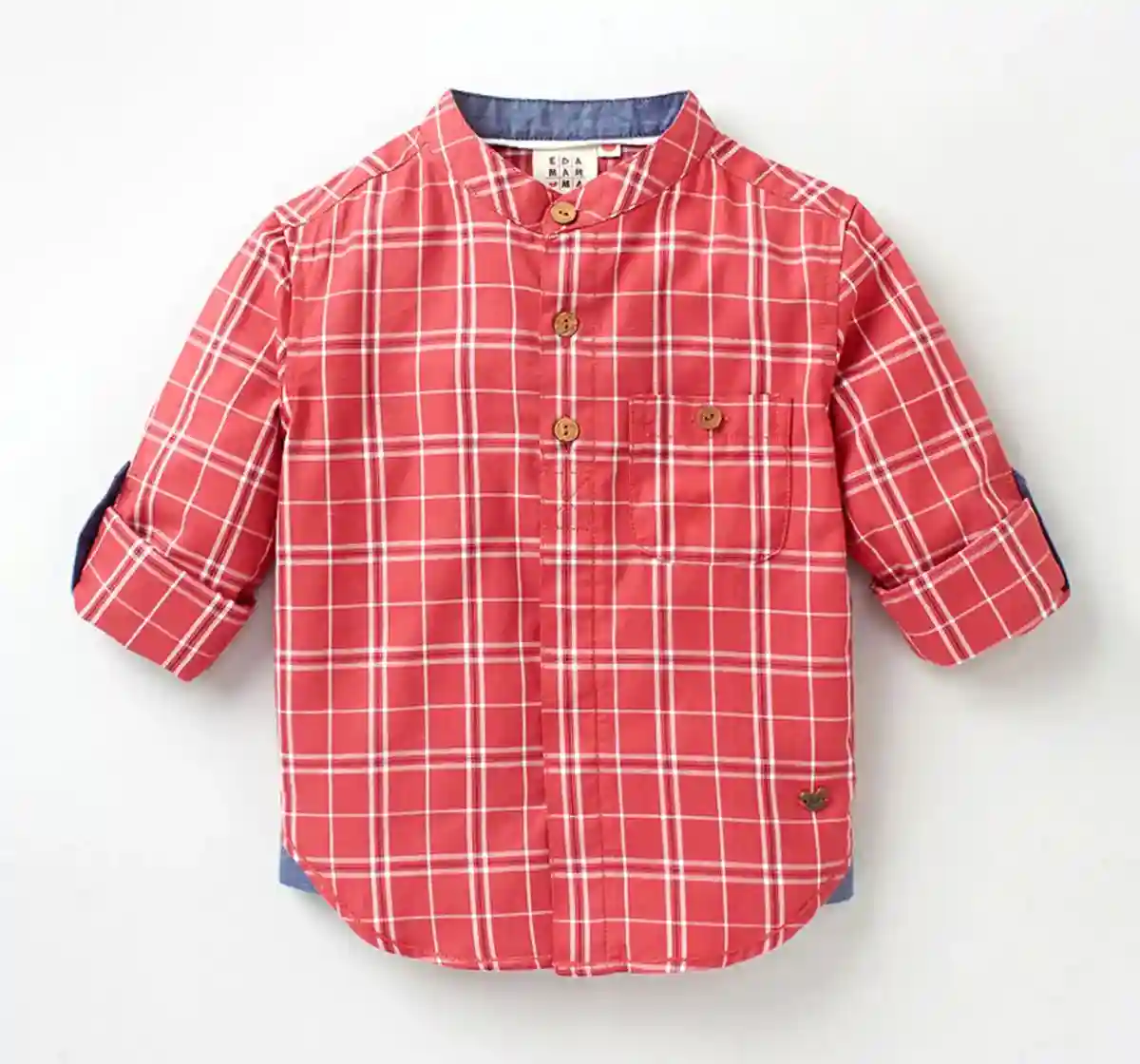 Roll Up Checkered Shirt