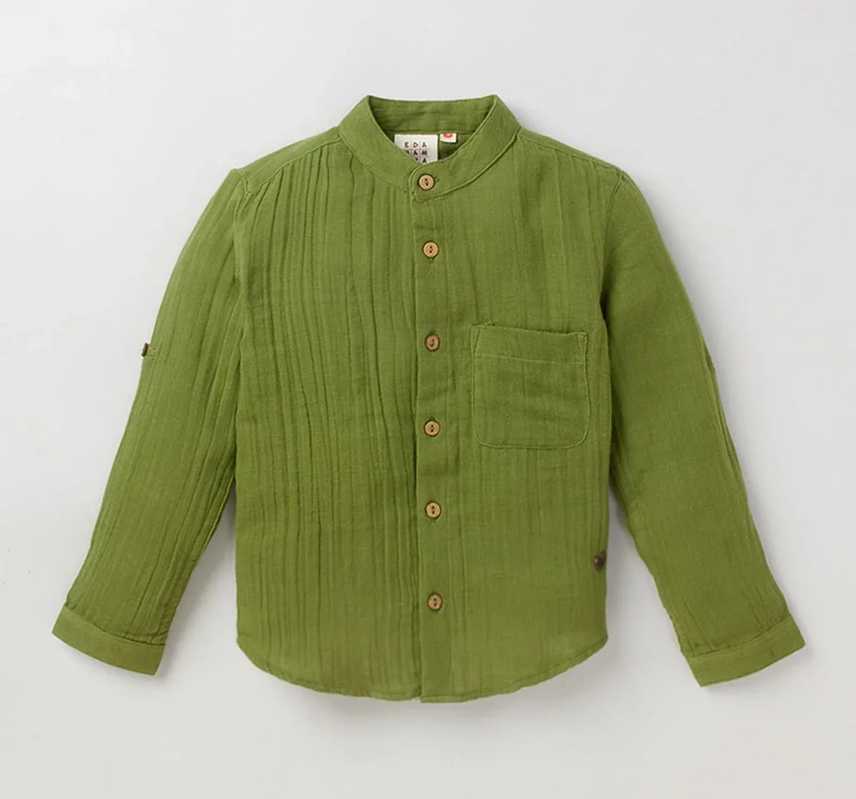 Boys Full Sleeves Solid Shirt