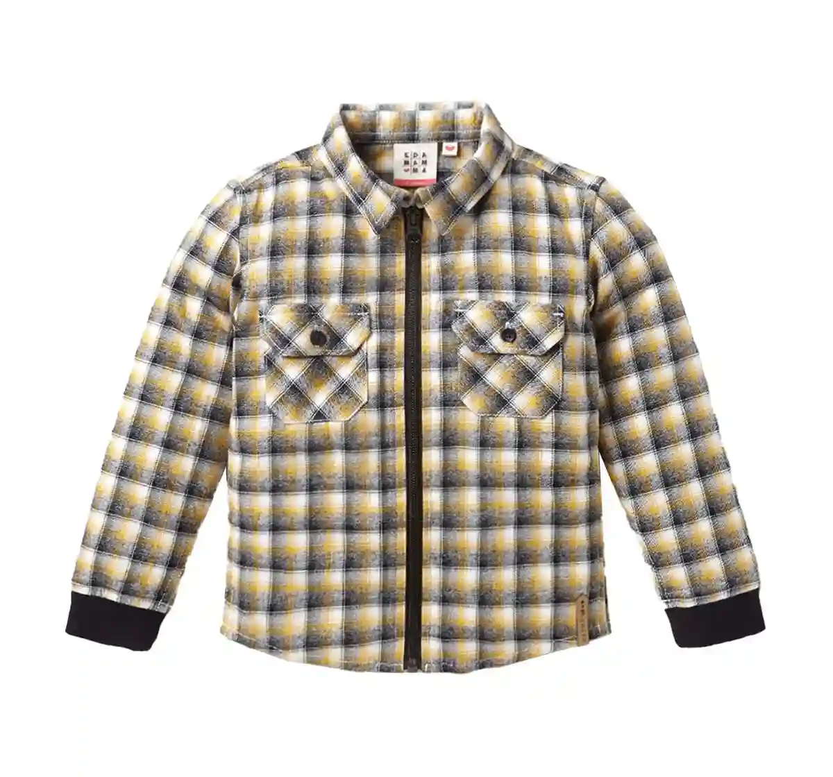 Check Shirt With Zipper