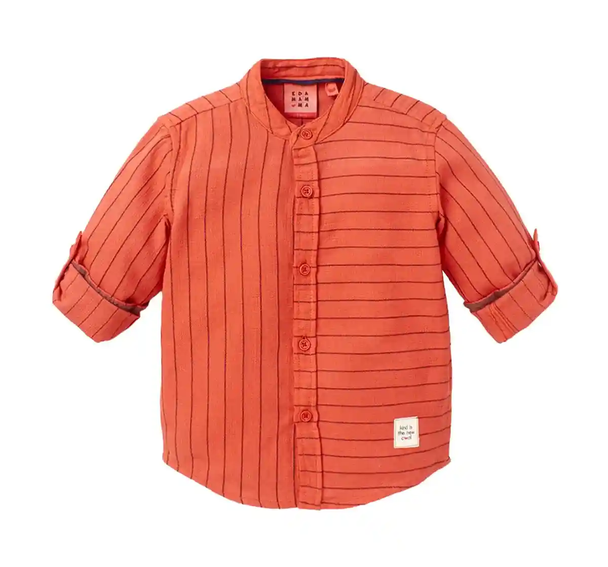 Mandarin Stripe Shirt