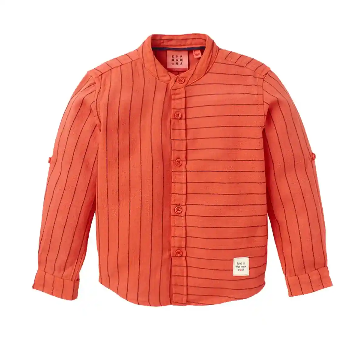 Mandarin Stripe Shirt