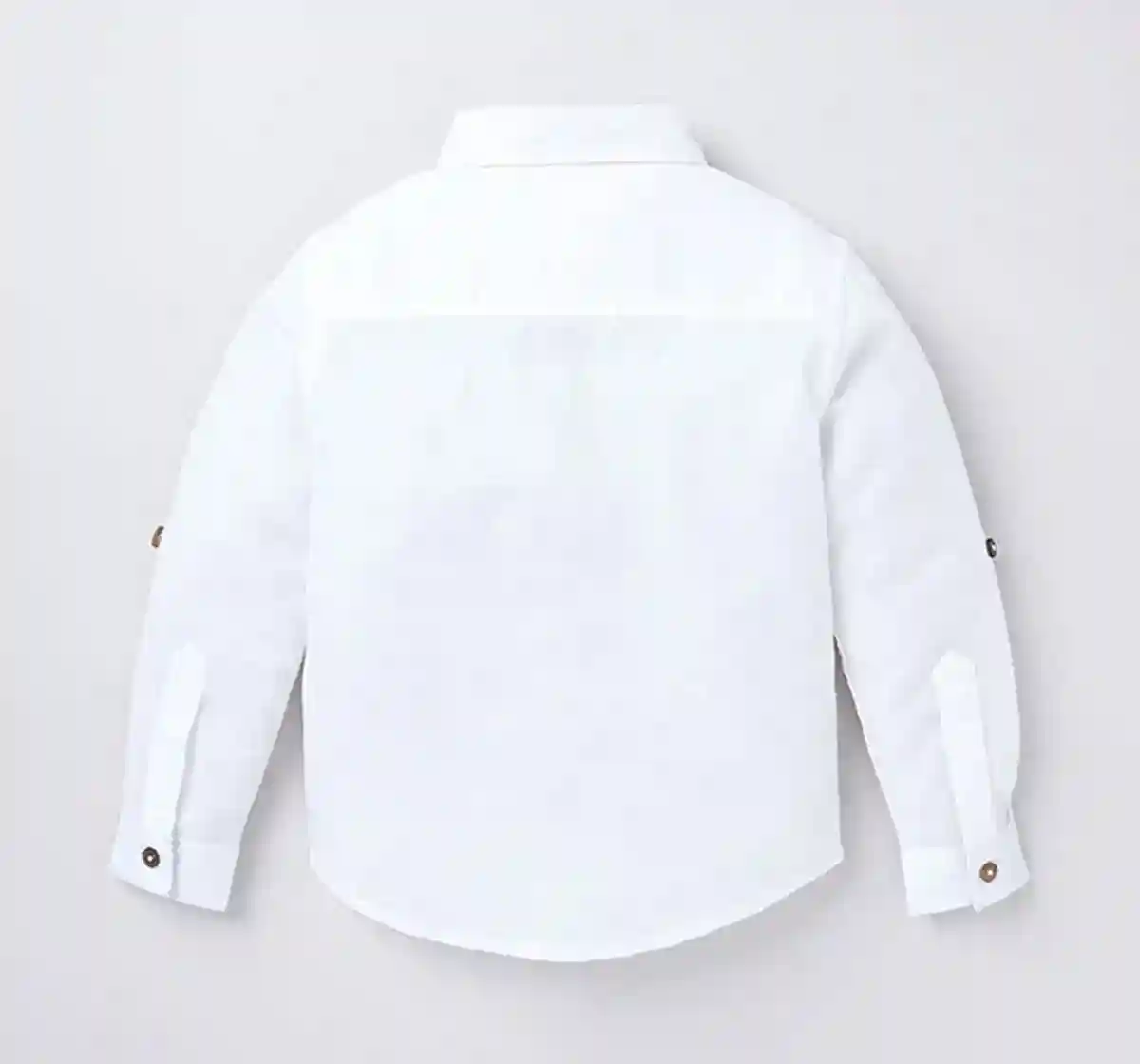 Boys Pintucks Roll-Up Shirt