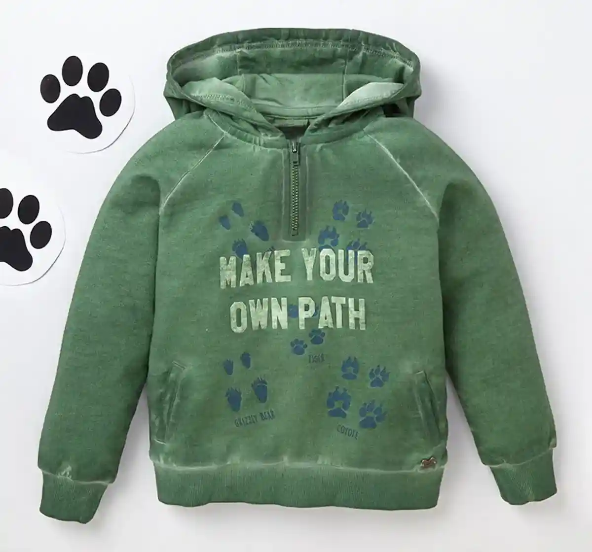 Raglan Sleeves Graphic Print Hoodie