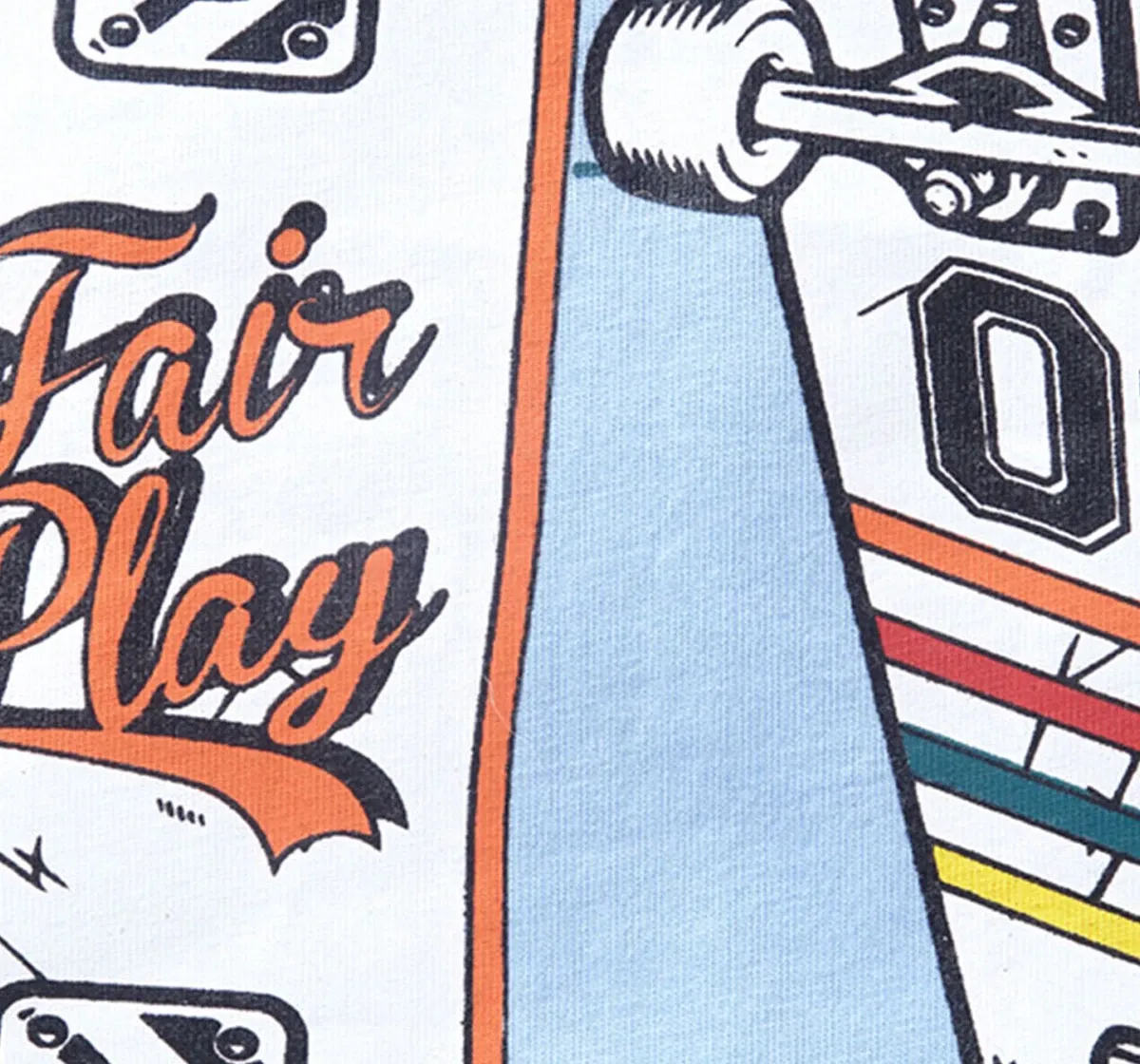 Boys Skateboard Print Tee