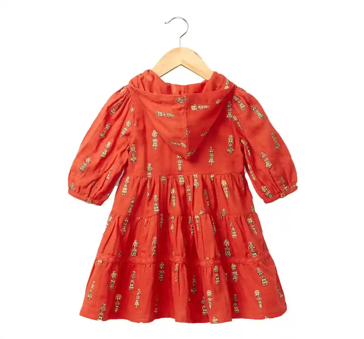 Printed Hoodie Dress