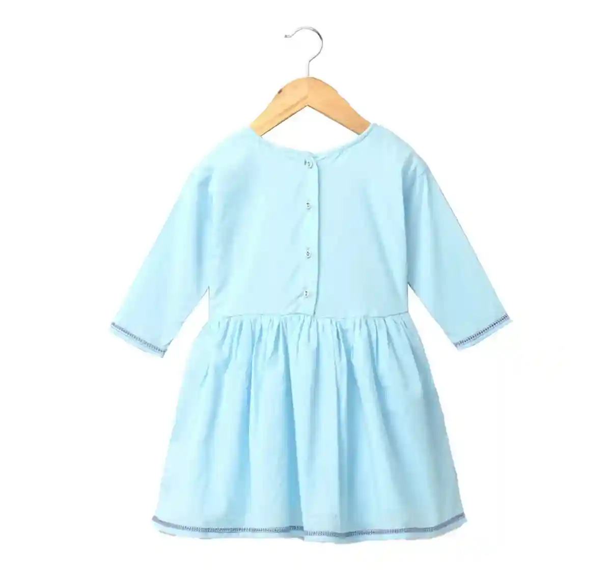 Embroidered Flared Dress